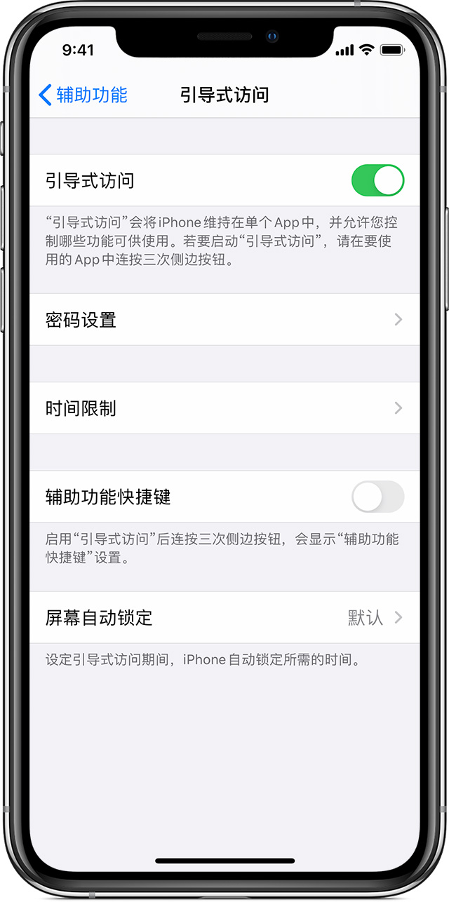 郑州苹果手机维修分享如何在 iPhone 上退出引导式访问 